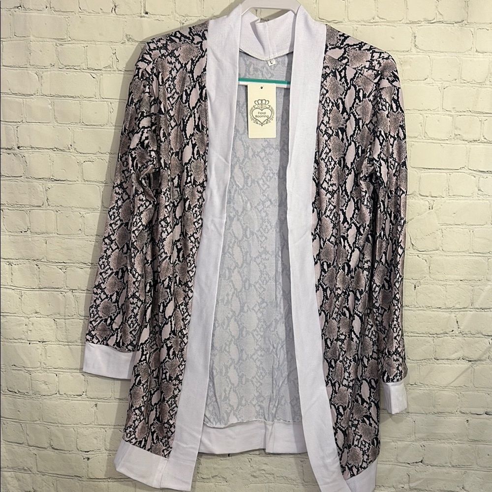 Snakeskin Pattern Women's Sweater
